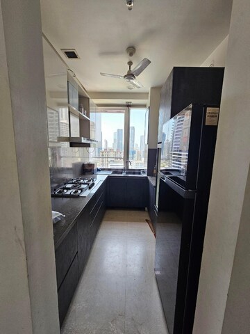 Kitchen in 3 BHK Apartment at Indiabulls Blu, Worli – for Rent