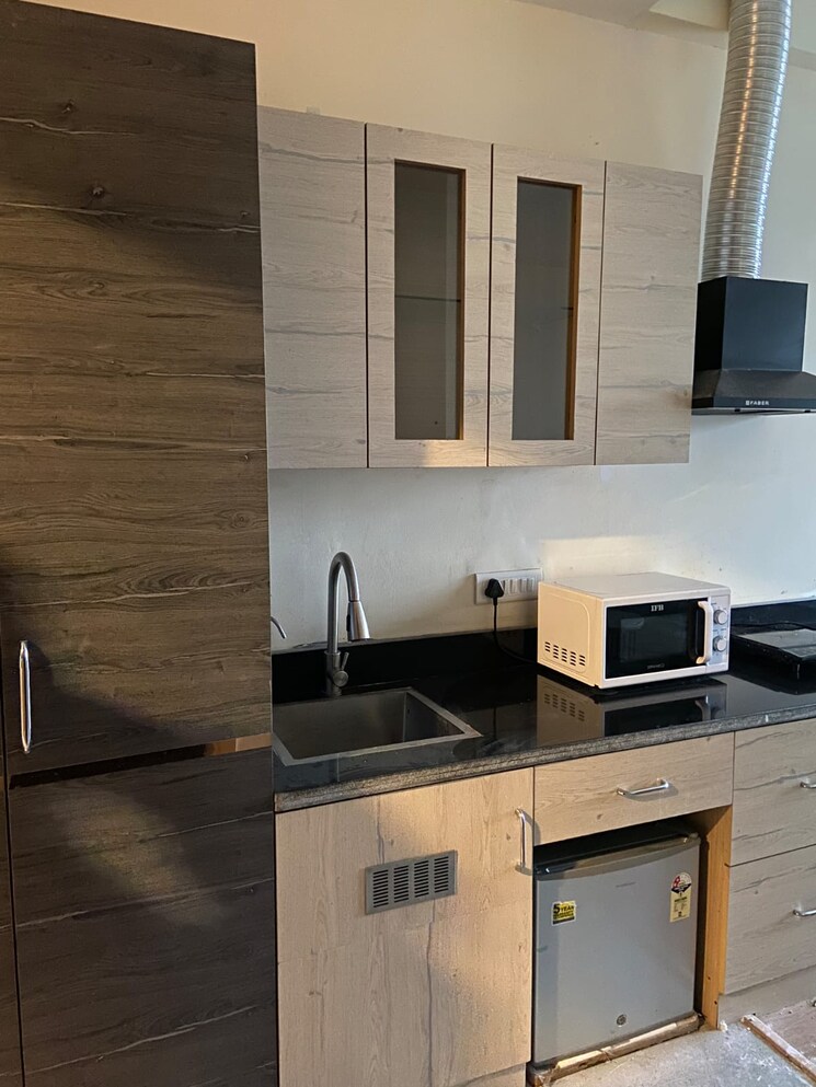 Kitchen, gaur-city-mall Studio 580 Sq.Ft. Apartment In Sector 4 Greater Noida Greater Noida 8764226