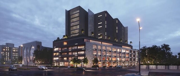 Exterior View, binori-b-square-3 Commercial Office Space 1040 Sq.Ft. In Bodakdev Ahmedabad 8764222