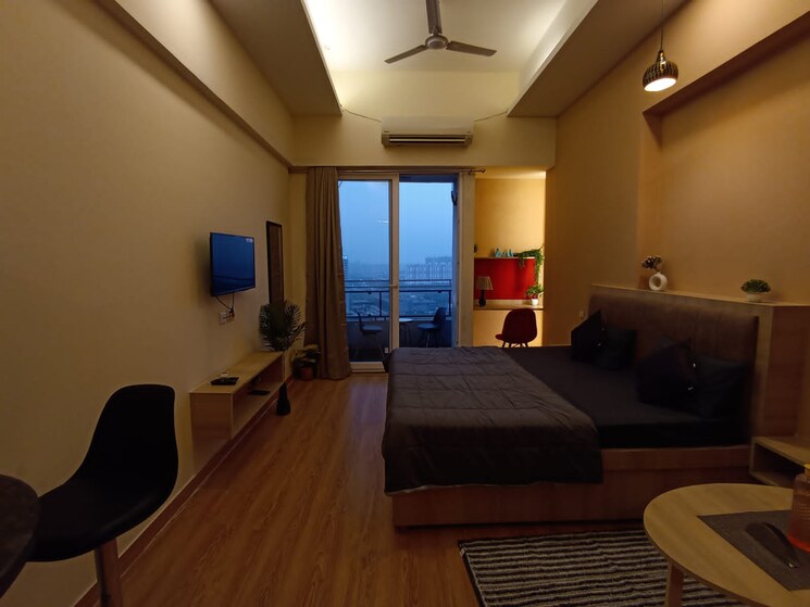 Bedroom, gaur-city-center Studio 515 Sq.Ft. Apartment In Sector 4 Greater Noida Greater Noida 8764292