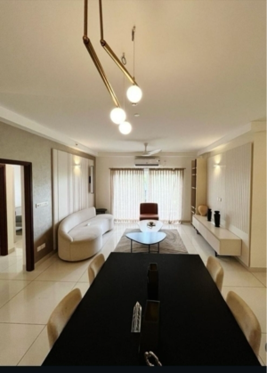 Living Room in 3 BHK Apartment at Meridian Park At The Prestige City, V Kallahalli – for Sale