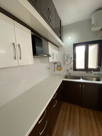 Kitchen in 3 BHK Apartment at Navbharat Apartments, Paschim Vihar – for Rent