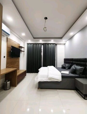 Bedroom in 1 BHK Apartment at Ramky Towers, Gachibowli – for Rent