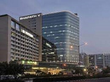  Office Space – Exterior View View at Savvy Shapath V, Prahlad Nagar - for Rent