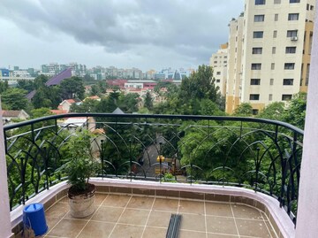Balcony in 2 BHK Apartment at Sancheti Eves Garden, Mundhwa – for Rent