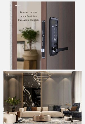 Living Room in 3 BHK Builder Floor at Sector 7 – for Sale