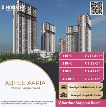 2 BHK Apartment For Sale in Abhee Aaria, Gunjur