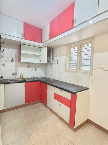 Kitchen in 1 BHK Builder Floor at Iti Layout – for Rent