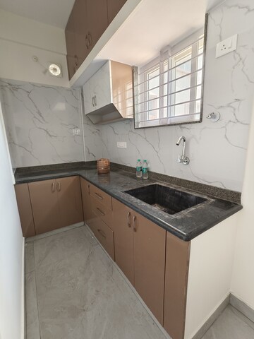 Kitchen in 1 BHK Builder Floor at Iti Layout – for Rent