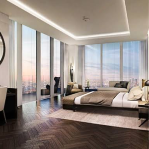 Living Room in 4 BHK Apartment at M3M Trump Tower, Sector 65 – for Sale