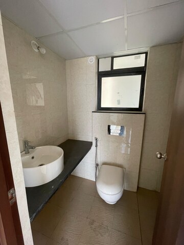 Bathroom in 4 BHK Apartment at Shapoorji Pallonji Vanaha Golfland, Bavdhan – for Rent