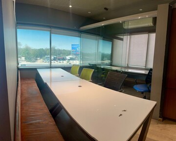 Team Area in  Office Space at Ashirwad Paras, Prahlad Nagar – for Rent