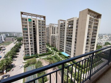 Balcony in 4 BHK Apartment at Puri Anand Villas Phase II, Sector 81 – for Rent