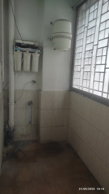 Bathroom in 3 BHK Apartment at Modi Mayflower Grande, Mallapur – for Rent
