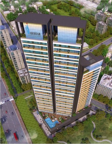 4 BHK Apartment – Exterior View View at Akshar One Akshar, Sanpada - for Sale