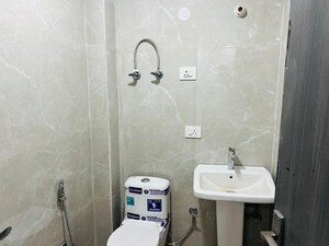 Bathroom in 2 BHK Builder Floor at Chattarpur – for Sale