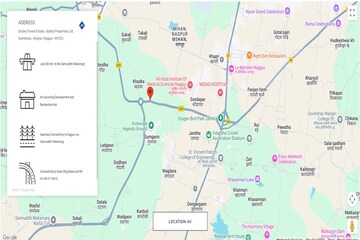  Plot – Map Location View at Godrej Forest Estate, Sumthana - for Sale