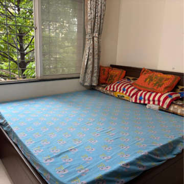 Bedroom in 3 BHK Apartment at RK Lunkad Akshay Tower, Wakad – for Rent