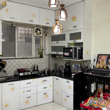 Kitchen in 3 BHK Apartment at RK Lunkad Akshay Tower, Wakad – for Rent