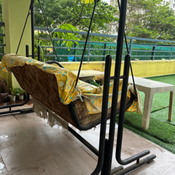 Balcony in 3 BHK Apartment at RK Lunkad Akshay Tower, Wakad – for Rent