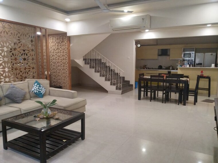 Living Room, atul-western-hills-townhouses 5 Bedroom 3429 Sq.Ft. Villa In Baner Pune 8765023