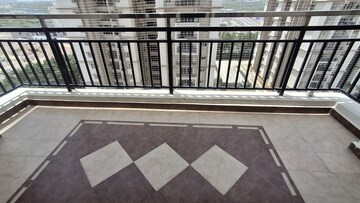 Balcony in 3 BHK Apartment at Movie Towers, Kokapet – for Rent