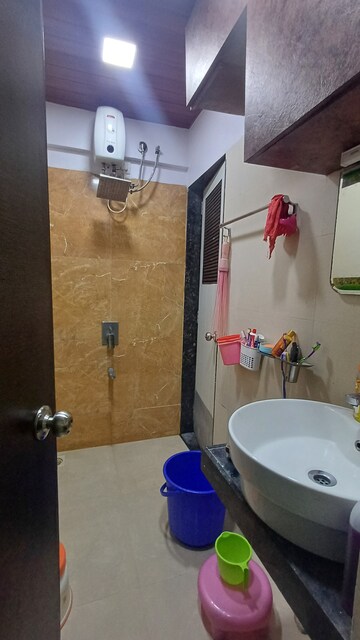 Attached Bathroom in 1 BHK Apartment at STG Atlantis, Panch Pakhadi – for Rent