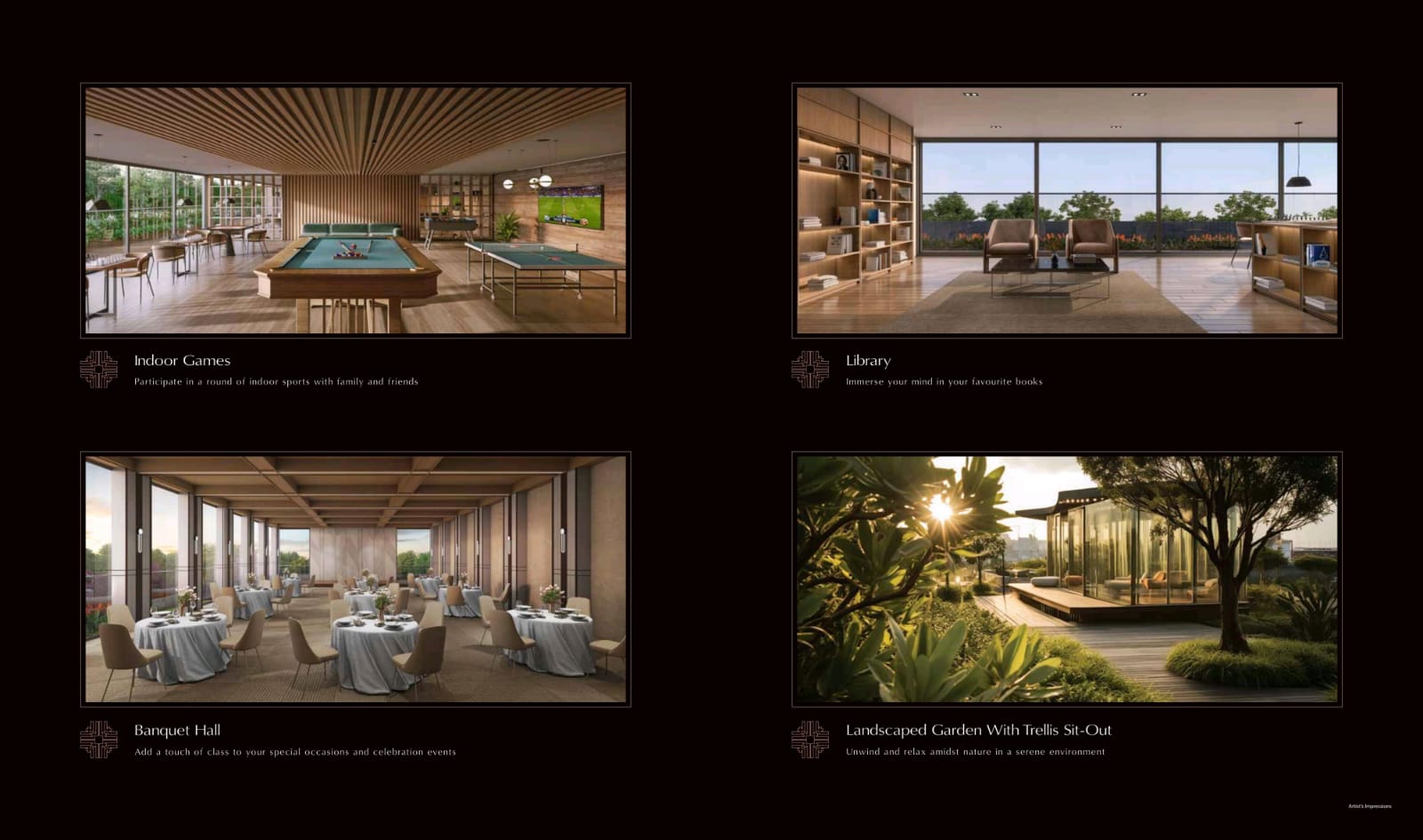 3 BHK + Study Room 1200 Sq.Ft. Apartment in Platinum The Reserve