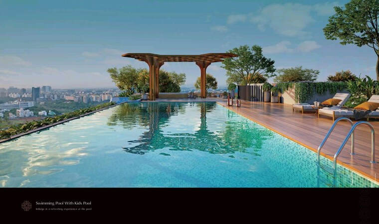Swimming Pool, platinum-the-reserve 3 Bedroom 1200 Sq.Ft. Apartment In Kharghar Sector 11 Navi Mumbai 8765094