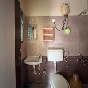 Bathroom in 2 BHK Apartment at Vasai West – for Sale