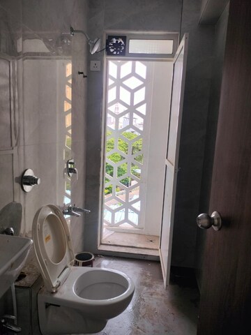 Attached Bathroom in 1 BHK Apartment at Ojass Laxmi Narayan CHS, Naupada – for Rent