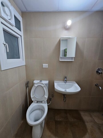 Bathroom in 3 BHK Apartment at Mantri Webcity, Hennur – for Rent