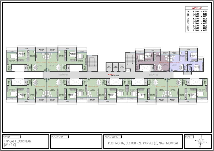Floor Plan, new panvel 1 Bedroom 715 Sq.Ft. Apartment In New Panvel Navi Mumbai 8765160