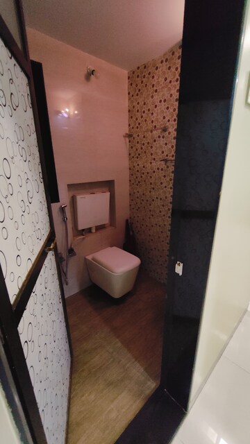 Bathroom in 1 BHK Apartment at Lodha Paradise, Majiwada – for Rent