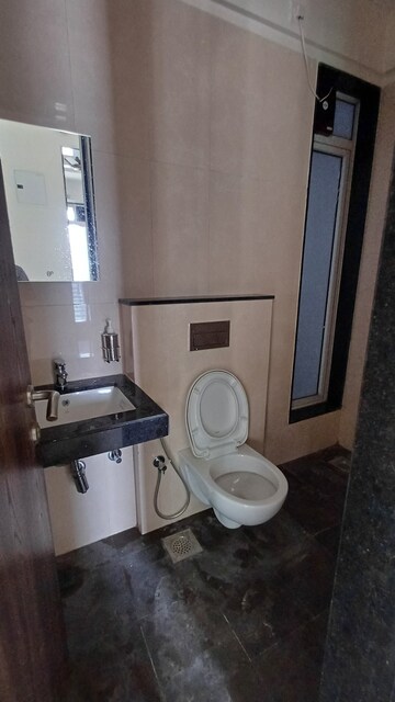 Attached Bathroom in 2 BHK Apartment at Sheth Zuri, Laxmi Nagar – for Rent