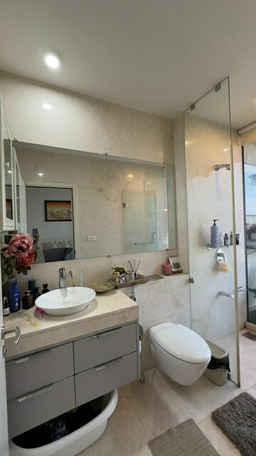Bathroom in 2 BHK Apartment at Omkar Apartment Malad East, Malad East – for Rent