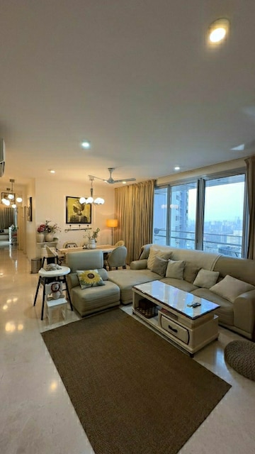 Living Room in 3 BHK Apartment at Oberoi Exquisite Goregaon, Goregaon East – for Rent