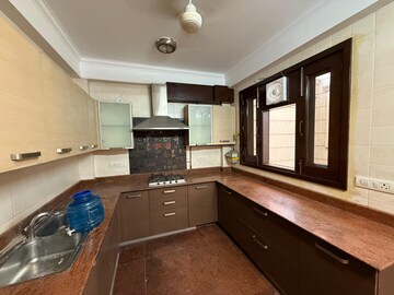 Kitchen in 3 BHK Builder Floor at Pamposh Enclave – for Rent