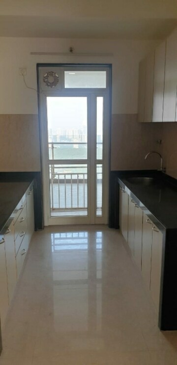Kitchen in 3 BHK Apartment at Oberoi Realty Exquisite, Goregaon East – for Rent