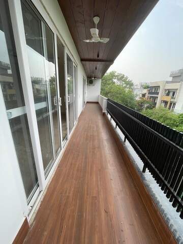 Balcony in 4 BHK Builder Floor at Chittaranjan Park – for Rent