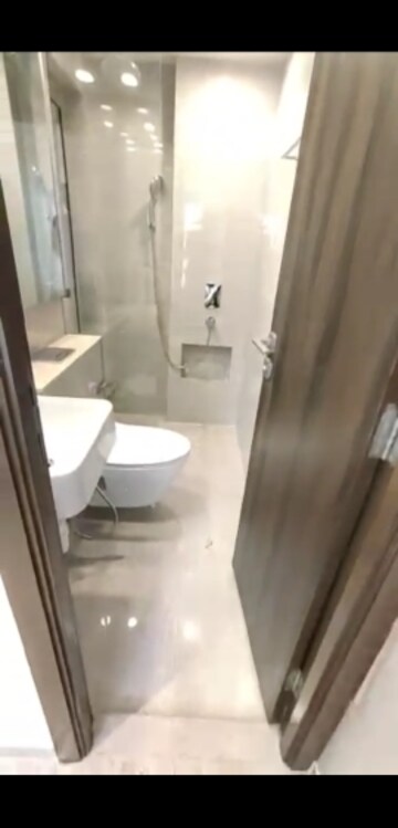 Bathroom in 1 BHK Apartment at Hiranandani Regent Hill, Powai – for Rent