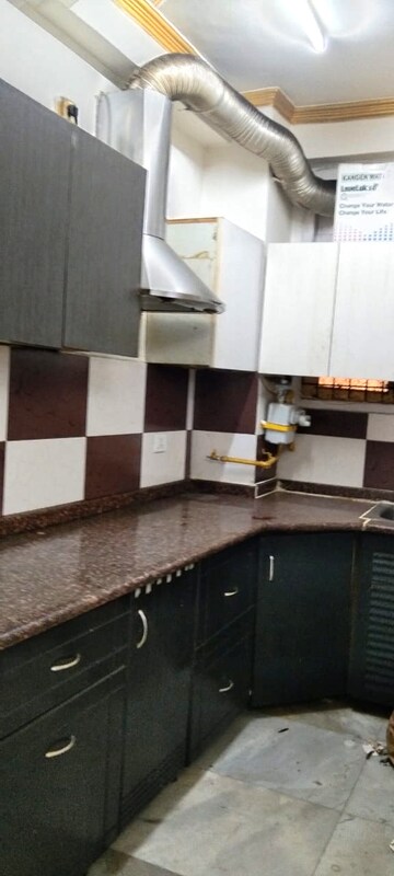 Kitchen in 2 BHK Builder Floor at Kishangarh – for Rent