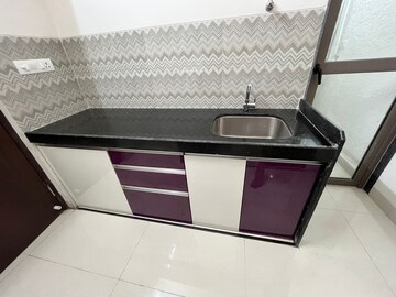 Kitchen in 1 RK Apartment at Lodha Crown Quality Homes, Majiwada – for Rent