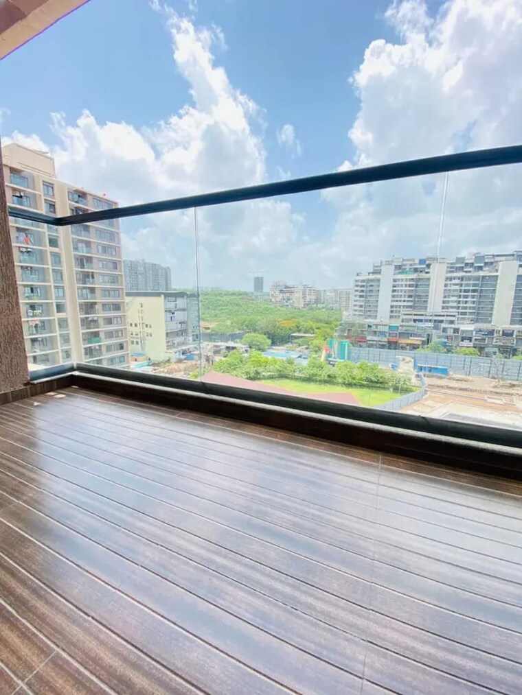 Balcony, kumar-palmsprings 3 Bedroom 1400 Sq.Ft. Apartment In Undri Pune 8765492