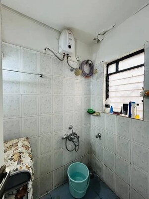 Bathroom in 1 BHK Apartment at Bramha Aangan, Salunkhe Vihar Society – for Sale