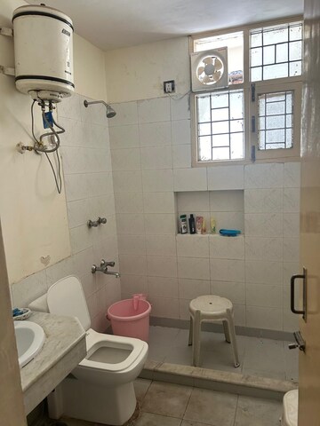 Bathroom in 3 BHK Builder Floor at Unitech South City II, Sector 50 – for Rent