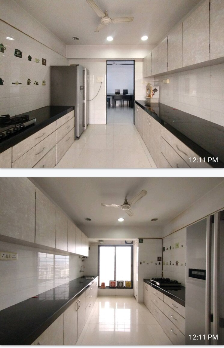 Kitchen, palm-paradise 3 Bedroom 2000 Sq.Ft. Apartment In Sanpada Navi Mumbai 8765519