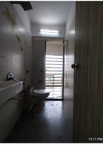 Bathroom in 3 BHK Apartment at Palm Paradise, Sanpada – for Rent