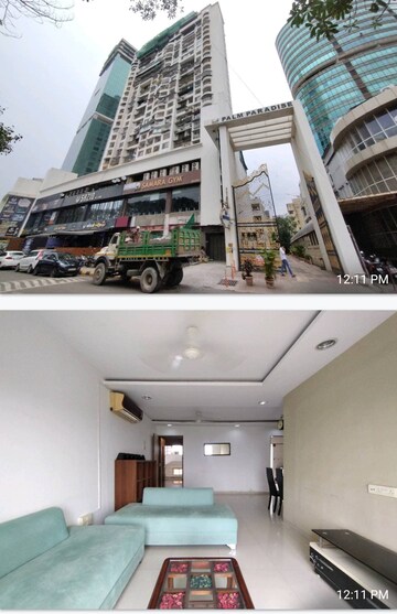 Master Bedroom in 3 BHK Apartment at Palm Paradise, Sanpada – for Rent