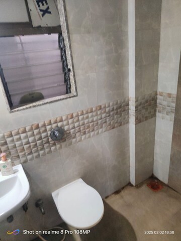 Bathroom in 2 BHK Apartment at Space India Siddhivinayak Garima, Taloja – for Rent